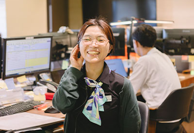 フロントスタッフの様子