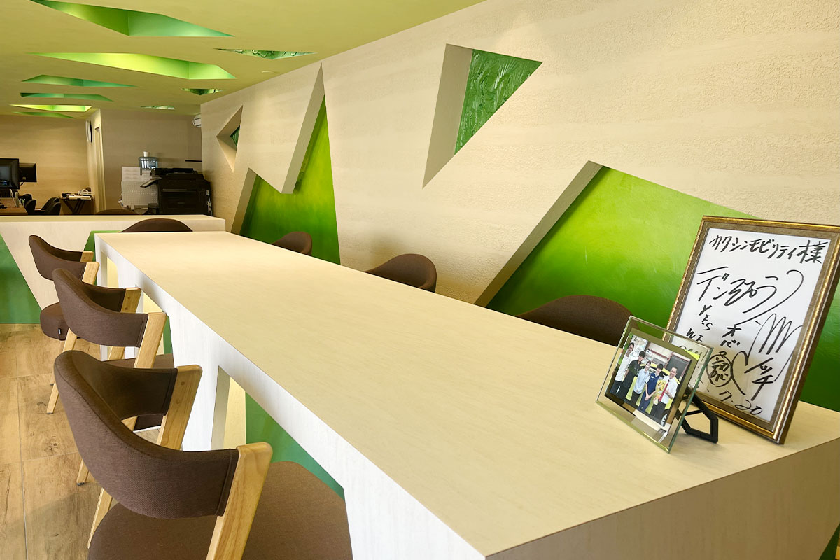 受付カウンターの様子3